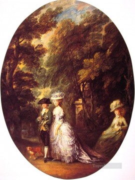 カンバーランド公爵夫妻 トーマス・ゲインズボロー Oil Paintings
